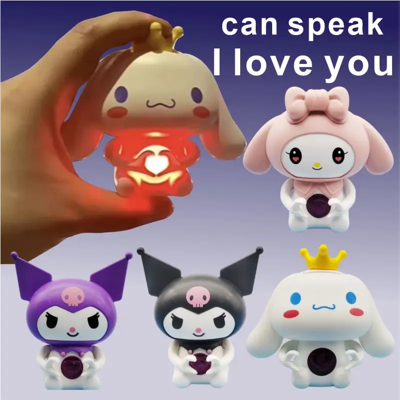Melody Kuromi Cinnamoroll Luminous Creative Voice Utterance I Love You Anime Cartoon Figure Kids Toy Cute Valentine's Day Gift
Melody Kuromi Cinnamoroll Luminous Creative Voice Utterance I Love You Anime Cartoon Figure Kids Toy Cute Valentine's Day Gift