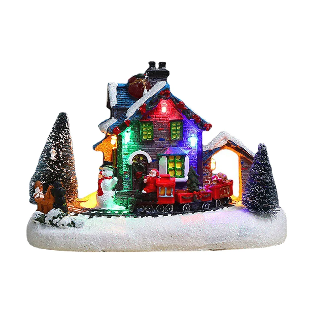 Christmas Decorations Ornaments Creative Glowing Craft Xmas Home Adorn Unique Cartoon Warm Light Prop Resin House
Christmas Decorations Ornaments Creative Glowing Craft Xmas Home Adorn Unique Cartoon Warm Light Prop Resin House