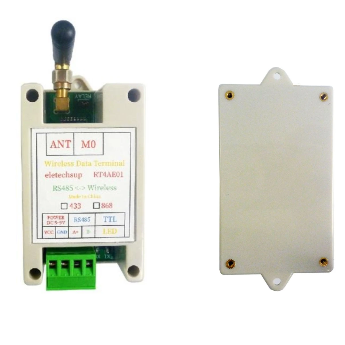3PCS RT4AE01 VHF/UHF Radio Modem RS485 RS232 USB Wireless Transceiver 20DBM 433M 868M Transmitter and Receiver
3PCS RT4AE01 VHF/UHF Radio Modem RS485 RS232 USB Wireless Transceiver 20DBM 433M 868M Transmitter and Receiver