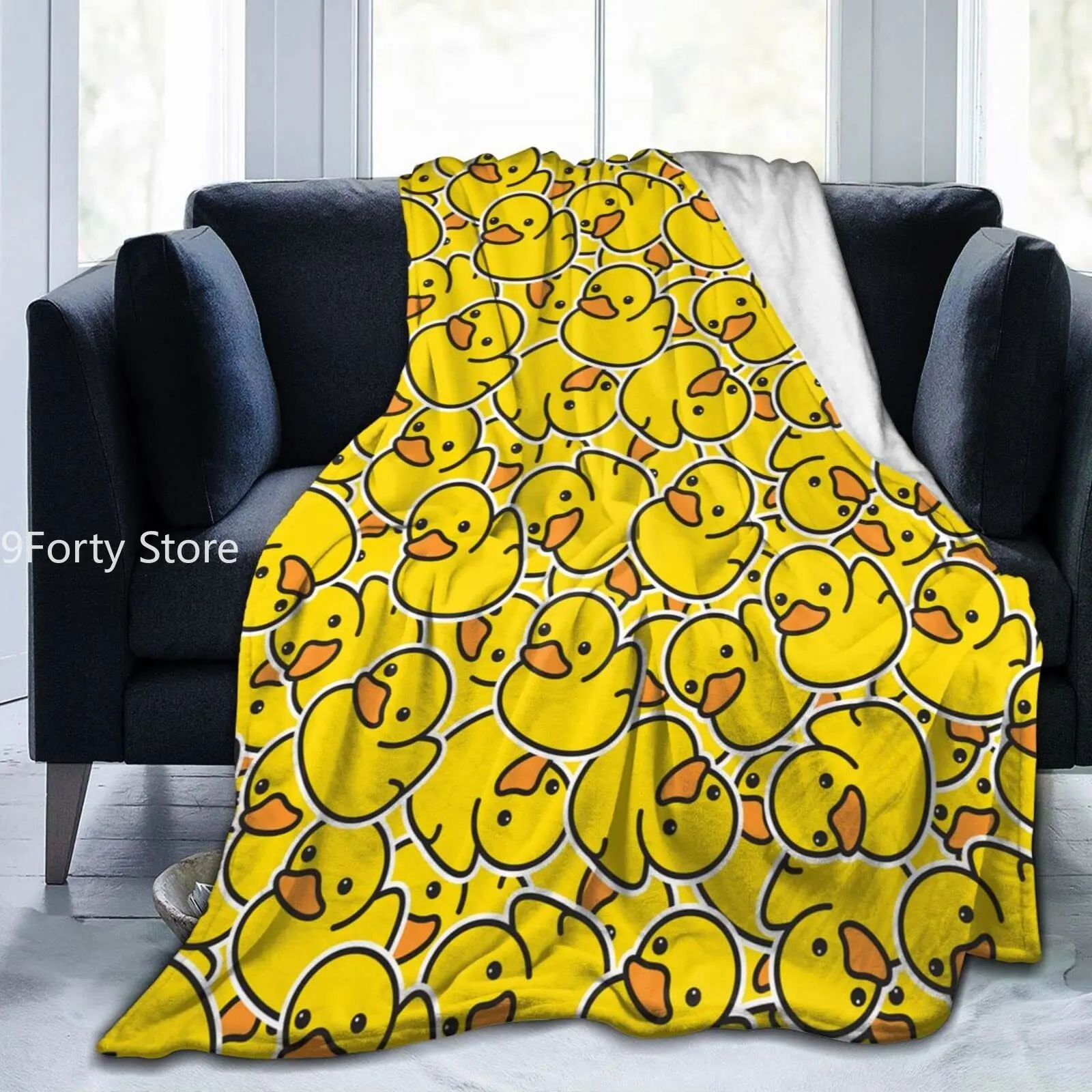 Cute Rubber Duck Throw Blanket Soft Warm All Season Yellow Cartoon Ducks Flannel Blankets for Bed Car Sofa Couch Bedroom Decor
Cute Rubber Duck Throw Blanket Soft Warm All Season Yellow Cartoon Ducks Flannel Blankets for Bed Car Sofa Couch Bedroom Decor