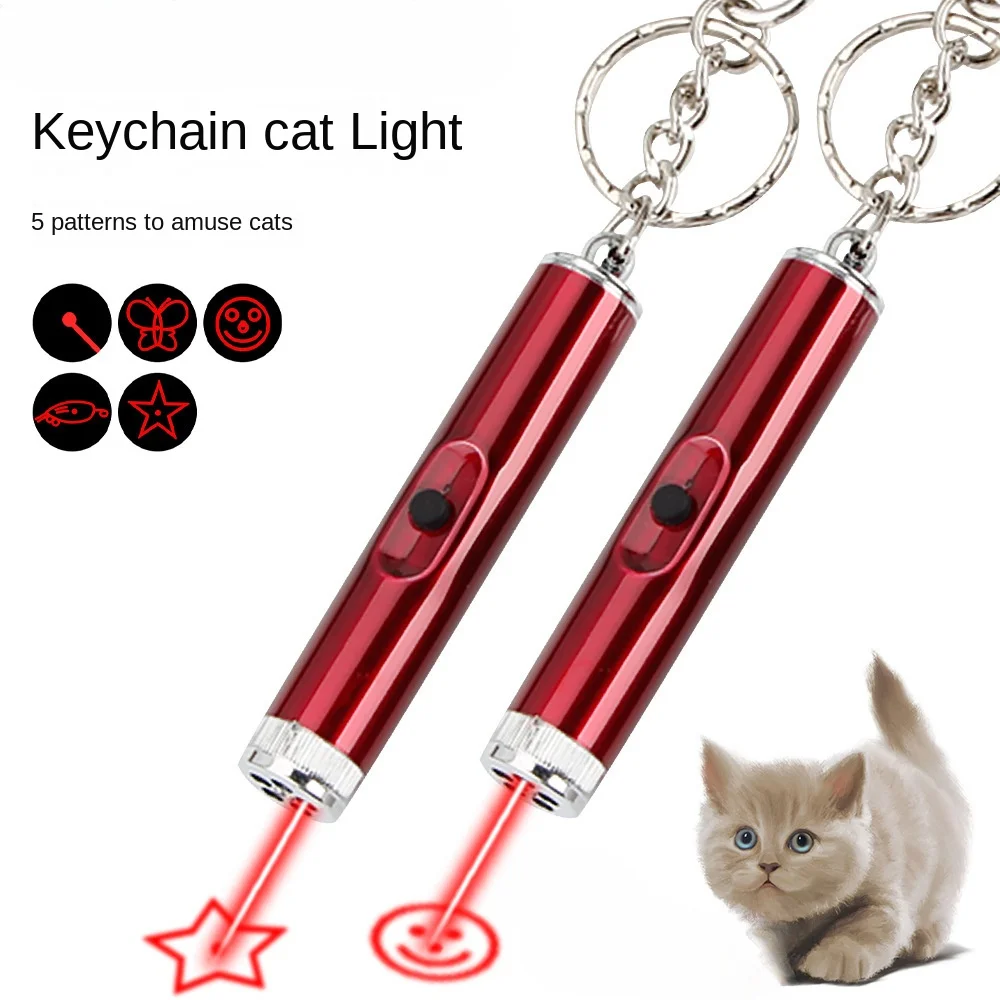 Cat Teasing Toy Multi-functional Laser Cat Teasing Stick Pet Cat Fun Interactive Toy Infrared Light 
Cat Teasing Toy Multi-functional Laser Cat Teasing Stick Pet Cat Fun Interactive Toy Infrared Light