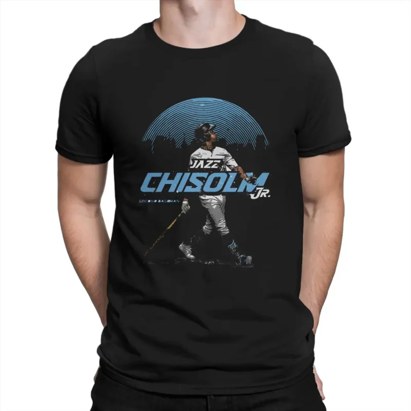 No. 70 shortstop Newest TShirt for Men Jazz Chisholm Jr. Skyline Round Collar Pure Cotton T Shirt Personalize Gift Clothes
No. 70 shortstop Newest TShirt for Men Jazz Chisholm Jr. Skyline Round Collar Pure Cotton T Shirt Personalize Gift Clothes