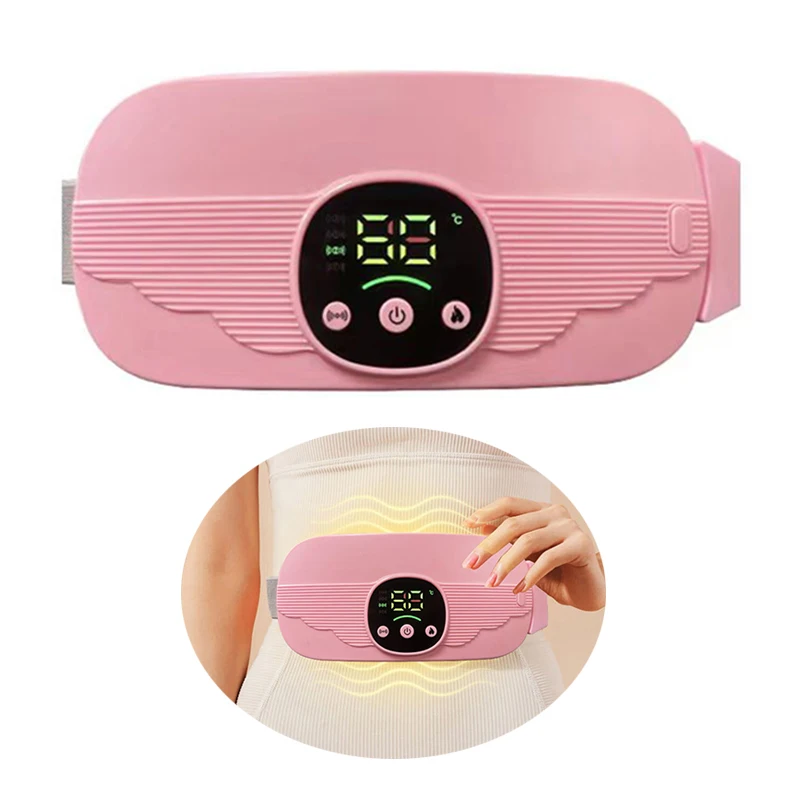 

Electric Smart Menstrual Four Gears Constant Temperature Heating Pad Abdominal Massager Warm Palace Belt Waist Vibration Massage