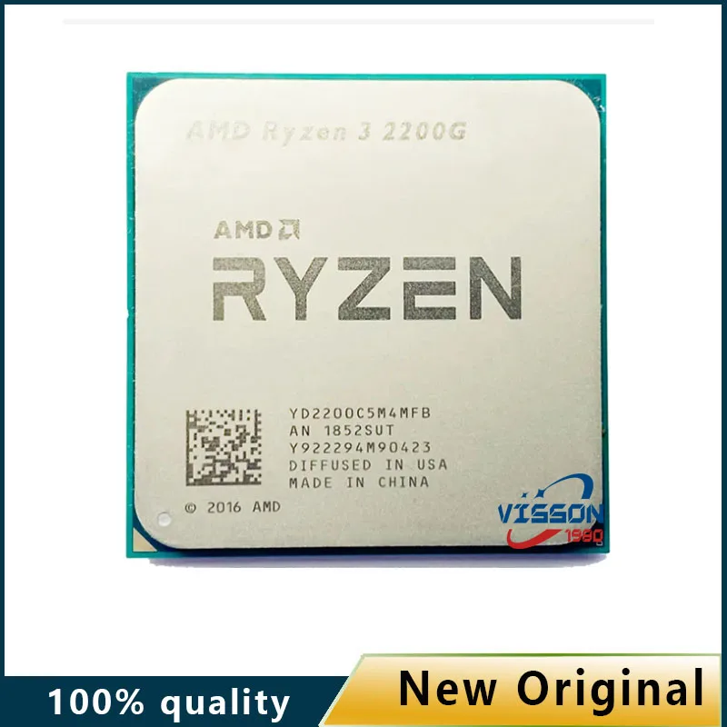 Used AMD Ryzen 3 2200G R3 2200G 3.5 GHz Quad-Core Quad-Thread CPU Processor YD2200C5M4MFB Socket AM4
Used AMD Ryzen 3 2200G R3 2200G 3.5 GHz Quad-Core Quad-Thread CPU Processor YD2200C5M4MFB Socket AM4