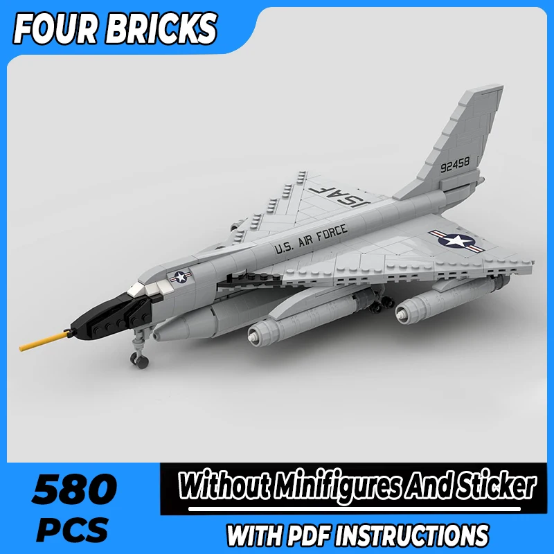 Military Fighter Model Moc Building Bricks 1: 72 B-58 Aircraft Technology Modular Blocks Gifts Christmas Toys DIY Sets Assembly
Military Fighter Model Moc Building Bricks 1: 72 B-58 Aircraft Technology Modular Blocks Gifts Christmas Toys DIY Sets Assembly