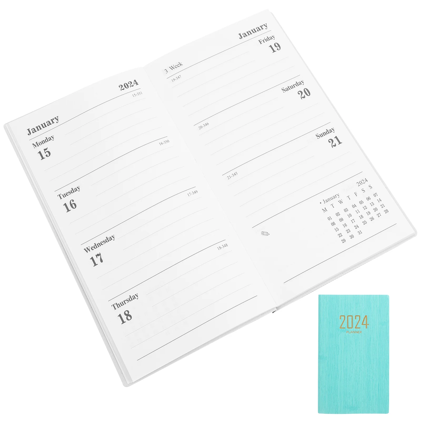 

Student Schedule Planner Notebook Planner Notebook Academic Diary English Schedule Notebook for Record Decorate Write