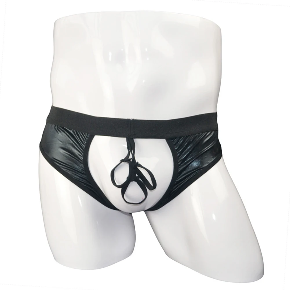 Sexy Men Thong Faux Leather Bkini Underwear Enhance Pouch Oil Shiny Panties Tangas Posing Underpants Seduction Erotic G-string
Sexy Men Thong Faux Leather Bkini Underwear Enhance Pouch Oil Shiny Panties Tangas Posing Underpants Seduction Erotic G-string
