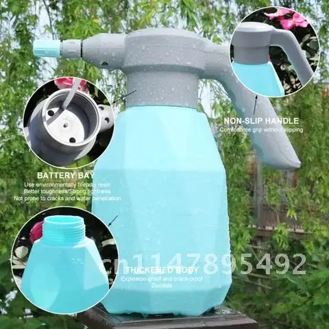 2L Electric Garden Sprayer Automatic Plant Watering Can Bottle Garden Sprayer Bottle Gardening Watering Can Adjustable Nozzle
2L Electric Garden Sprayer Automatic Plant Watering Can Bottle Garden Sprayer Bottle Gardening Watering Can Adjustable Nozzle