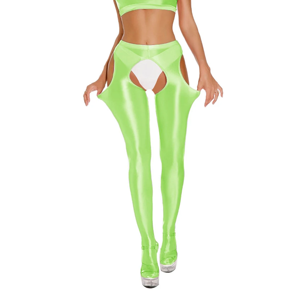 Women Glossy Shiny Sheer Open Crotch Leggings Stretchy Skinny Dance Yoga Pants Slim Fit Tights See Through Lingerie Underpants
Women Glossy Shiny Sheer Open Crotch Leggings Stretchy Skinny Dance Yoga Pants Slim Fit Tights See Through Lingerie Underpants