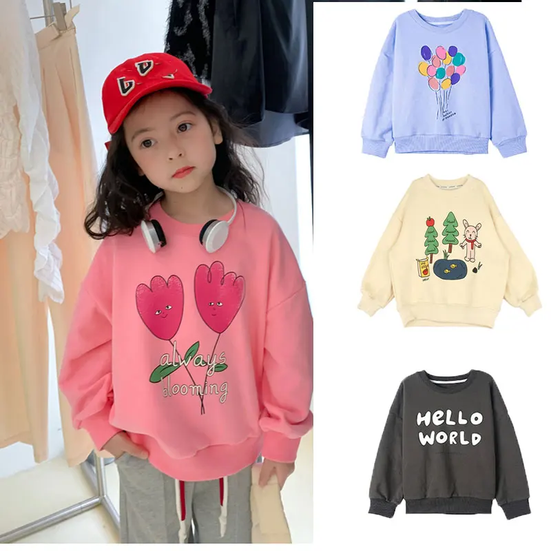 Girls Sweatshirts Cartoon Print Tops for Kids Long Sleeve Children Blouse Fashion Autumn Boys Shirts Cotton Baby Tees Clothing
Girls Sweatshirts Cartoon Print Tops for Kids Long Sleeve Children Blouse Fashion Autumn Boys Shirts Cotton Baby Tees Clothing