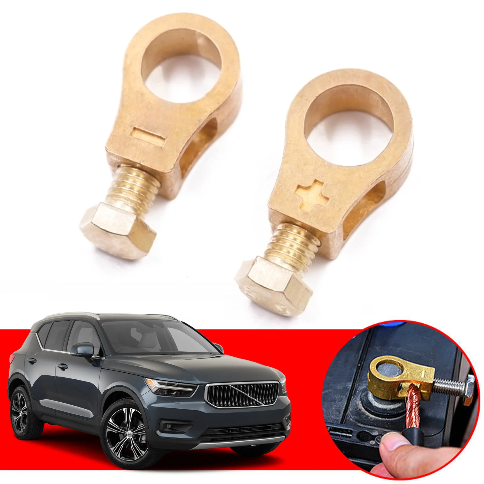 Copper Car Battery Terminal Wire Cable Clamp Top Quick Post Terminal Positive Negative Electric Connector Clamps for Audi Honda
Copper Car Battery Terminal Wire Cable Clamp Top Quick Post Terminal Positive Negative Electric Connector Clamps for Audi Honda