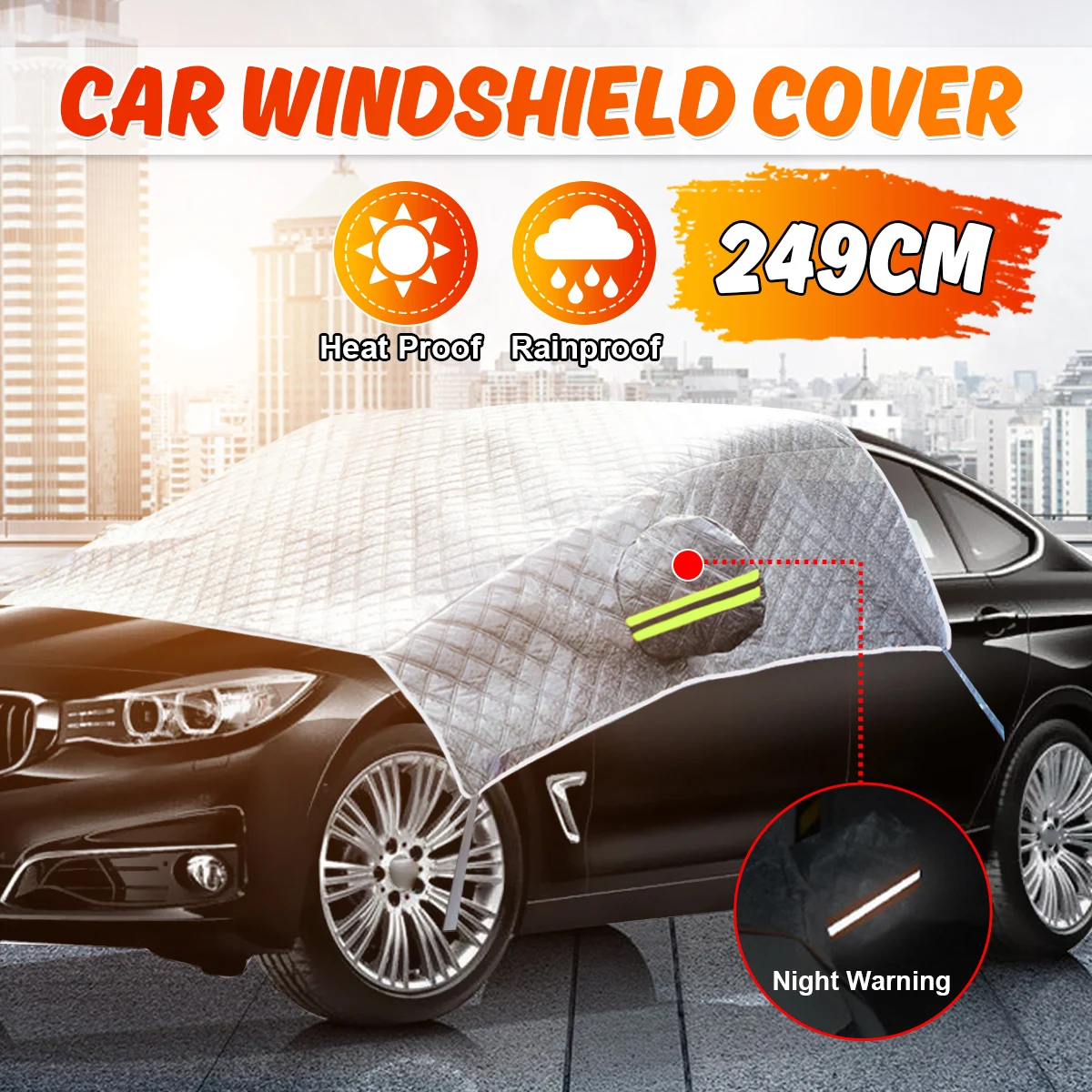 Car Styling Sunshade Snow Ice Shiled Car Windshield Snow Sun Shade Waterproof Protector Cover Car Front Windscreen Cover
Car Styling Sunshade Snow Ice Shiled Car Windshield Snow Sun Shade Waterproof Protector Cover Car Front Windscreen Cover