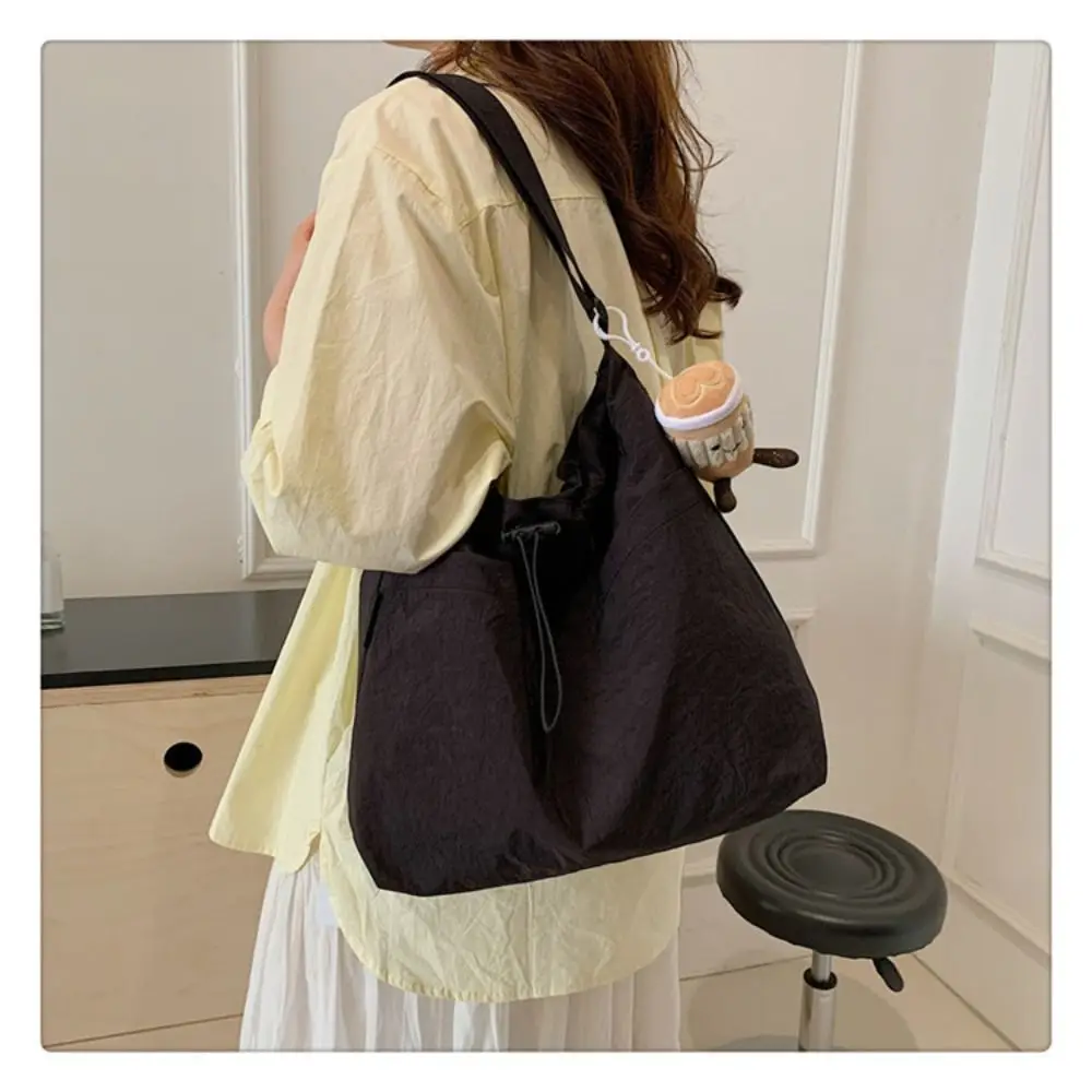 New Fashion Women Shoulder Bag Nylon Casual High Quality Tote Bag Solid Color Basic Style Crossbody Bag New Fashion Women Shoulder Bag Nylon Casual High Quality Tote Bag Solid Color Basic Style Crossbody Bag