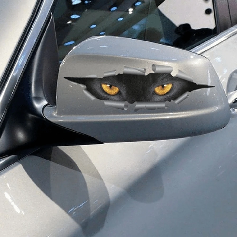 2 Pcs Cat Eye Stickers - Add a Stylish Touch to Your Car with Personality Creative These Waterproof Auto Decals
2 Pcs Cat Eye Stickers - Add a Stylish Touch to Your Car with Personality Creative These Waterproof Auto Decals
