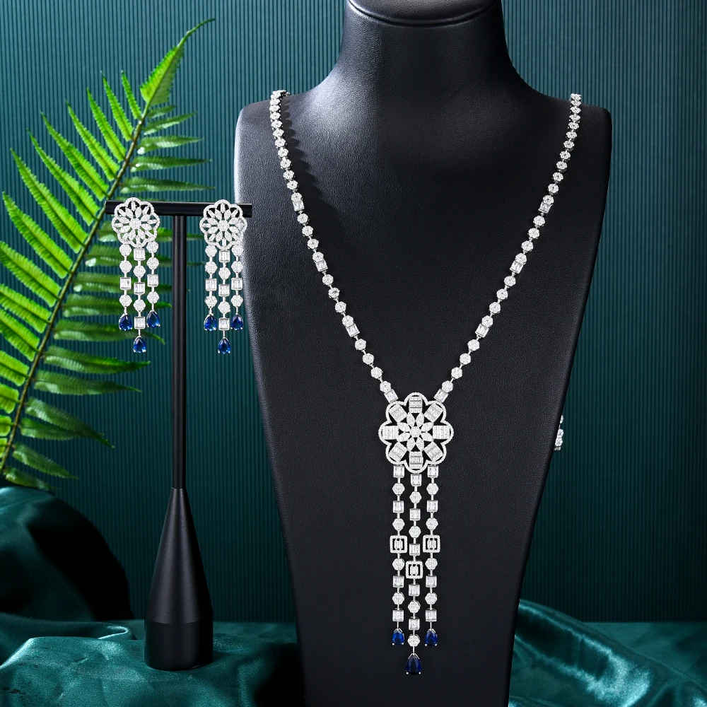 Missvikki Original Long Chain Sexy Necklace Earrings Luxury Gougeous Splicing Big Pendant For Women Wedding Party Accessories
Missvikki Original Long Chain Sexy Necklace Earrings Luxury Gougeous Splicing Big Pendant For Women Wedding Party Accessories