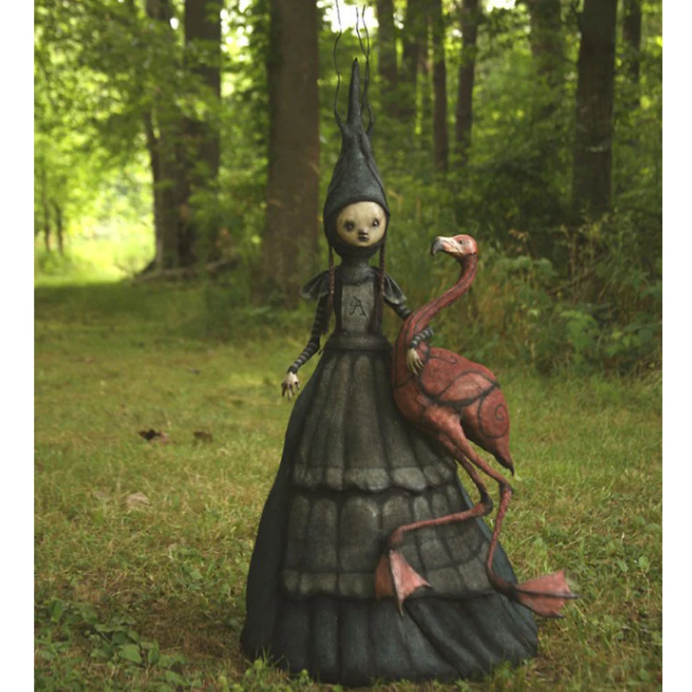 

Статуэтка ведьмы на Хэллоуин, 16 см, скульптуры, статуэтка ведьмы из смолы, садовое украшение для дома, внутреннего двора, газона, крыльца, сада, Декор