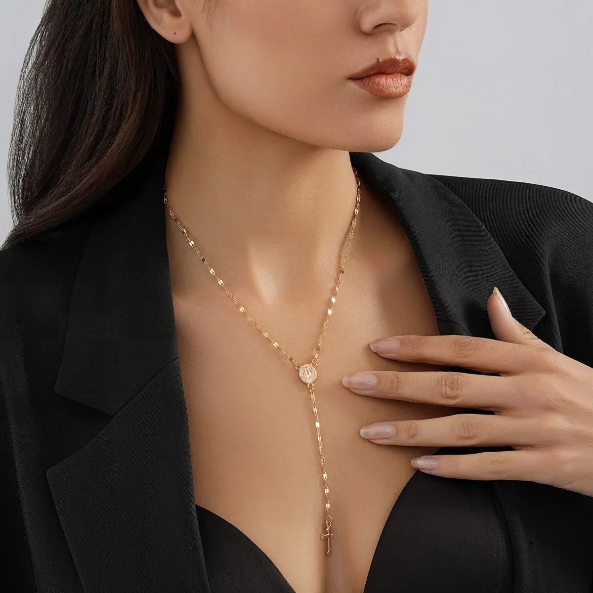 Creative Retro Tag Cross Pendant Necklace For Women Simple Versatile Ladies Birthday Party Gift Jewelry Wholesale Direct Sales
Creative Retro Tag Cross Pendant Necklace For Women Simple Versatile Ladies Birthday Party Gift Jewelry Wholesale Direct Sales