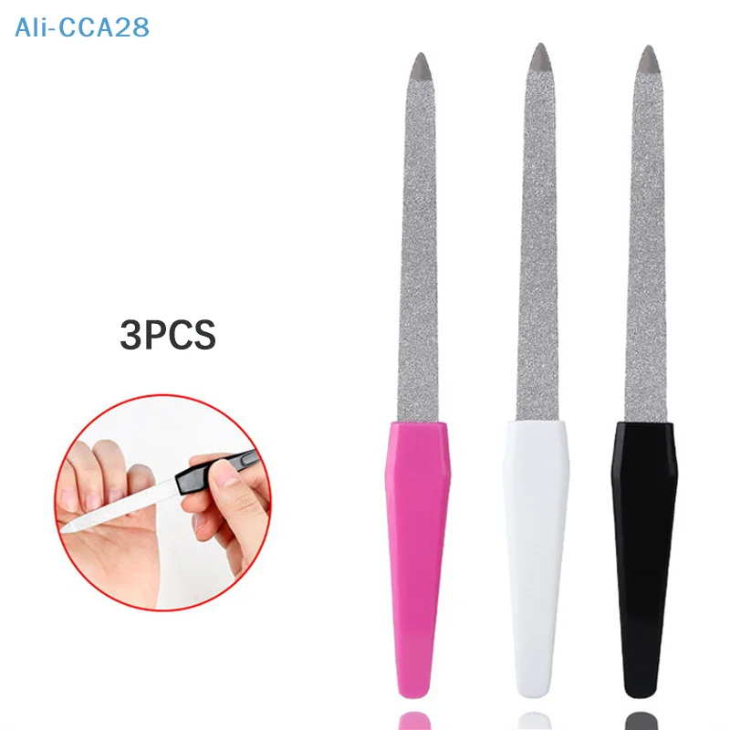3PCS Double Sided Nail File Plastic Handle High Quality Nail Supplies For Professionals Nail Tool DIY Manicure Nail Accessories
3PCS Double Sided Nail File Plastic Handle High Quality Nail Supplies For Professionals Nail Tool DIY Manicure Nail Accessories