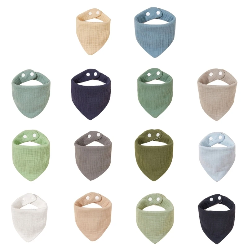 Infant Baby Salvia Towel Triangular Towel Neck Scarf Solid Color Toddlers Bibs Toddler Nursing Bib Muslin Kerchief
Infant Baby Salvia Towel Triangular Towel Neck Scarf Solid Color Toddlers Bibs Toddler Nursing Bib Muslin Kerchief