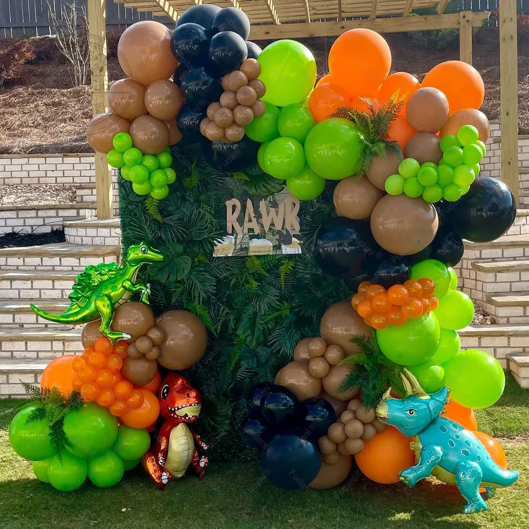 126pcs Tyrannosaurus Rex Giant Foil Balloons Arch Garland Kit Kids Boys Birthday Party Decorations Age 1-9 Number Globos Supplie
126pcs Tyrannosaurus Rex Giant Foil Balloons Arch Garland Kit Kids Boys Birthday Party Decorations Age 1-9 Number Globos Supplie