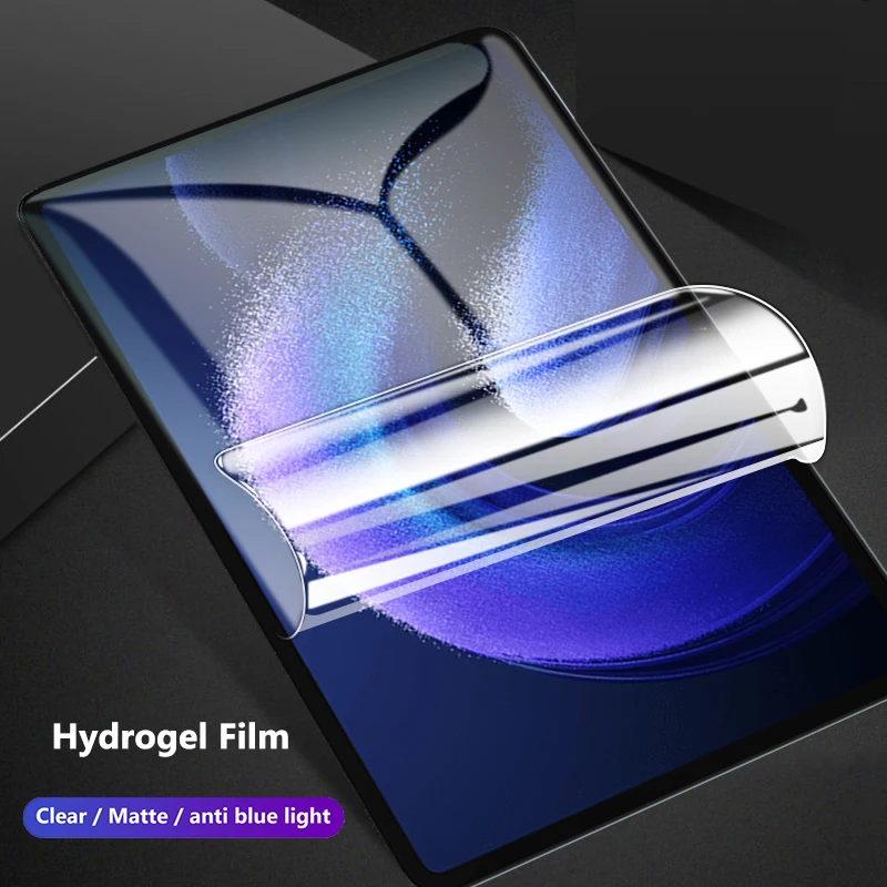 

For Xiaomi Pad 6 Pad6 Pro 11 Book 12.4" Clear Matte Anti Fingerprints Blue light Hydrogel Full Cover Soft Screen Protector Film