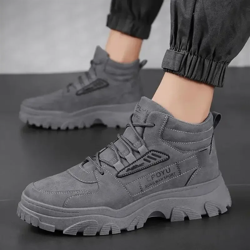 2024 Men's High-top Work Boots Winter Comfortable Hiking Shoes Trendy Non-slip Shoes Outdoor Training Boots Men's Military Boots
2024 Men's High-top Work Boots Winter Comfortable Hiking Shoes Trendy Non-slip Shoes Outdoor Training Boots Men's Military Boots