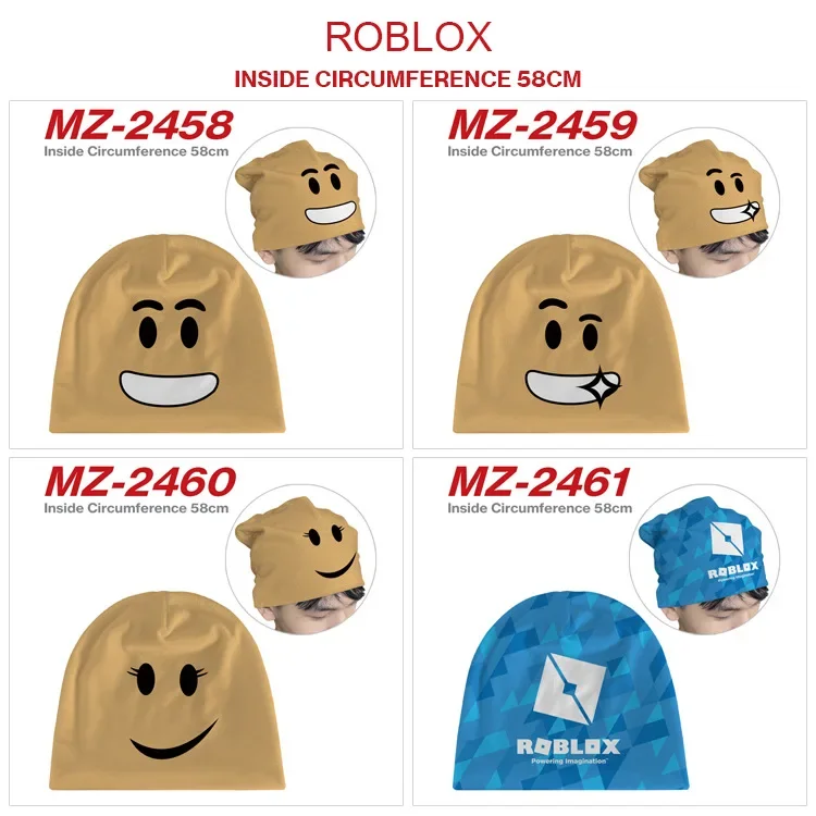

Roblox Game Peripheral Hat Trend Knitted Hat Men and Women with The Same Autumn and Winter Warm Pile Cotton Hat