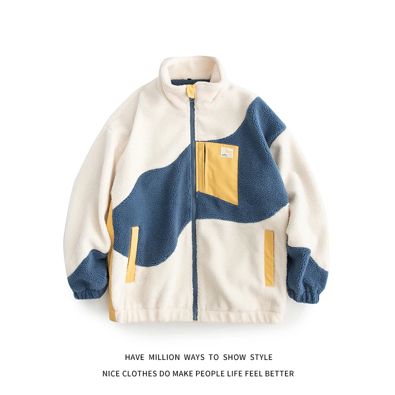 New Arrival Winter Lambswool Thick Warm Women Varsity Coach Jacket Patchwork Unisex Man Streetwear Bomber Coat Shirt Casual Chic
New Arrival Winter Lambswool Thick Warm Women Varsity Coach Jacket Patchwork Unisex Man Streetwear Bomber Coat Shirt Casual Chic