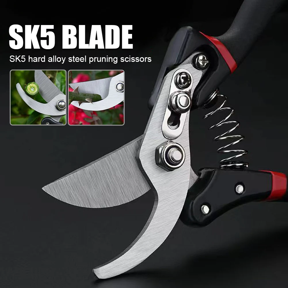 Garden Pruning Shears SK5 Steel Blade Orchard Plant Branch Trim Pruning Scissors Garden Flower Plant Bonsai Herb Cutting Tool
Garden Pruning Shears SK5 Steel Blade Orchard Plant Branch Trim Pruning Scissors Garden Flower Plant Bonsai Herb Cutting Tool