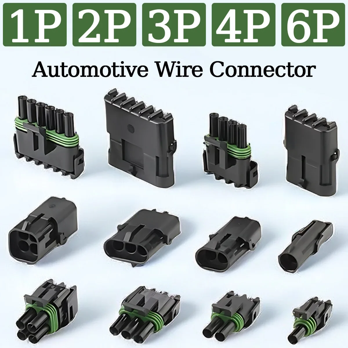 5/20/100Sets Delphi 2.5 Series GM Automobile 1/2/3/4/6Pin Waterproof Male&Female Connector Plug 12010975 DJ302/3/4/61Y-2.5-11/21
5/20/100Sets Delphi 2.5 Series GM Automobile 1/2/3/4/6Pin Waterproof Male&Female Connector Plug 12010975 DJ302/3/4/61Y-2.5-11/21