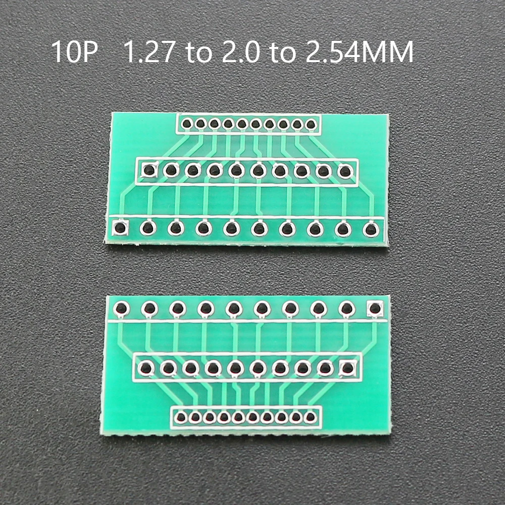

1PCS 1.27mm 2.0mm 2.54mm Pitch Transfer Plate Converter Single Double Row Pin PCB Adapter Board