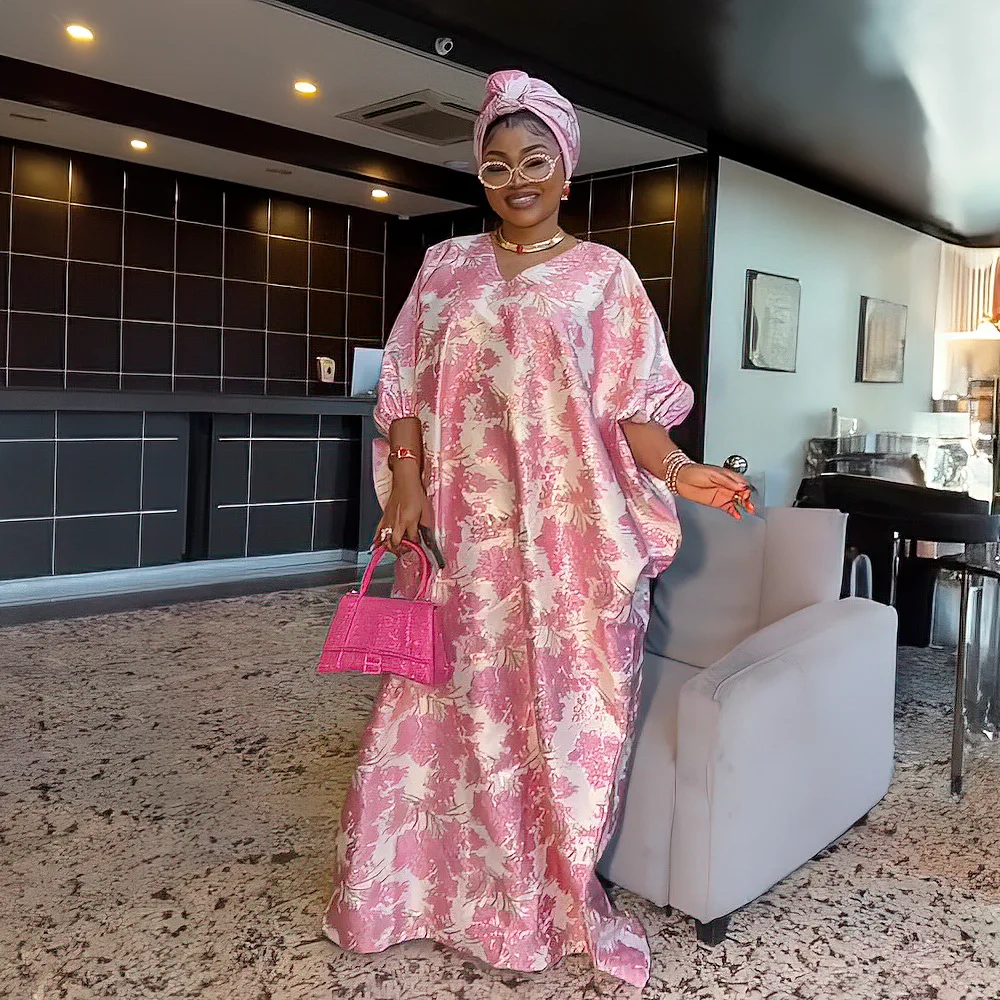 African Dresses for Women Muslim Fashion Boubou Robe Dashiki Traditional Africa Clothes Ankara Outfit Evening Gown with Headtie
African Dresses for Women Muslim Fashion Boubou Robe Dashiki Traditional Africa Clothes Ankara Outfit Evening Gown with Headtie