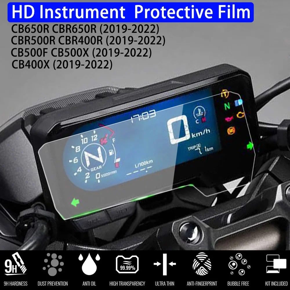 For HONDA CBR500R CB500F CB500X CBR650R CB650R Dashboard Screen Protector TFT LCD Cluster Scratch Screen Protection Film
For HONDA CBR500R CB500F CB500X CBR650R CB650R Dashboard Screen Protector TFT LCD Cluster Scratch Screen Protection Film