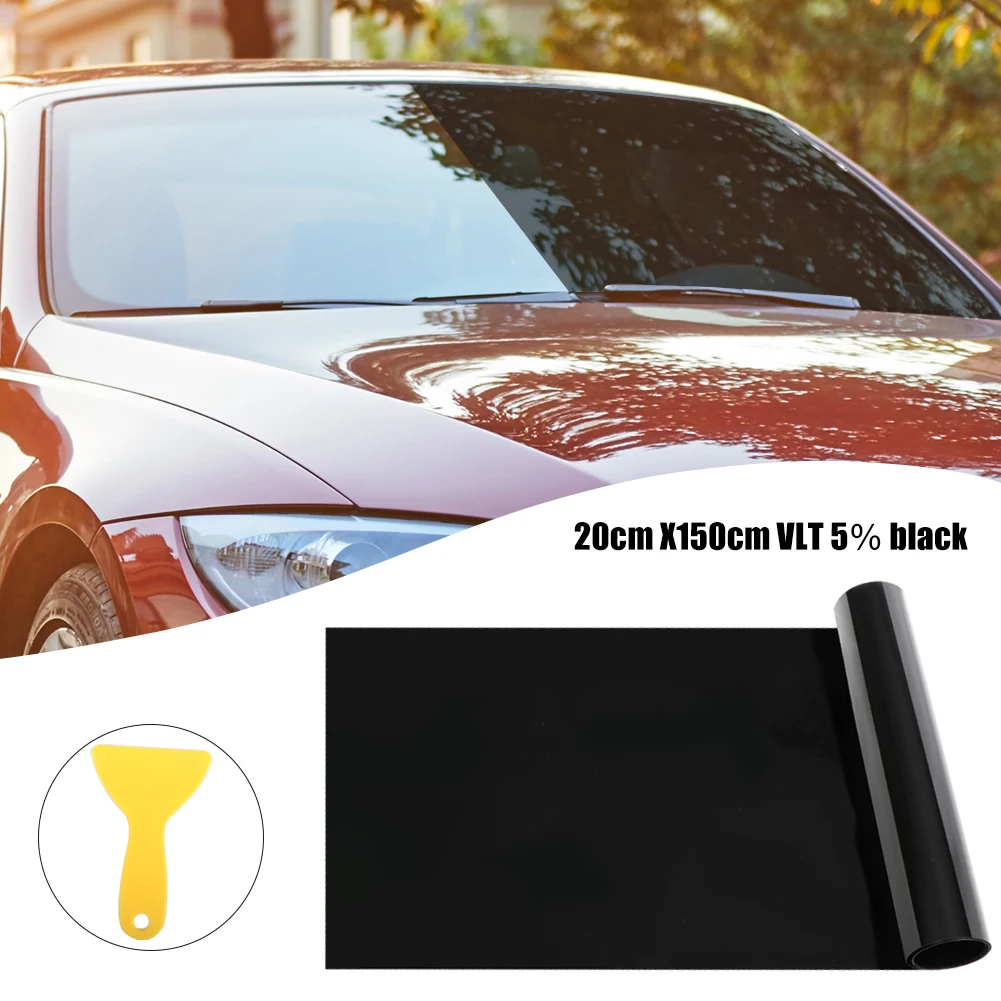 New Solar Film For Car Windscreen 20cmx150cm Tinted In Black Clear Solar Film Anti-UV Sun Shade Car Accessories Solar Protection
New Solar Film For Car Windscreen 20cmx150cm Tinted In Black Clear Solar Film Anti-UV Sun Shade Car Accessories Solar Protection