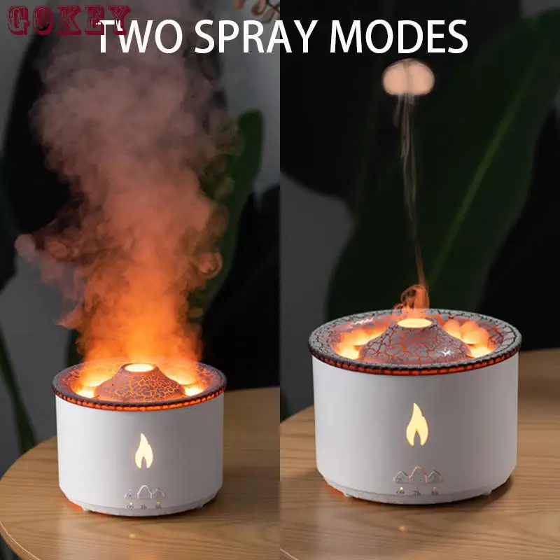 NEWEST 360ml Flame Humidifier Diffuser Two Spray Modes Aroma Essential Oil Diffuser Home Air Humidifier can be Timed
NEWEST 360ml Flame Humidifier Diffuser Two Spray Modes Aroma Essential Oil Diffuser Home Air Humidifier can be Timed