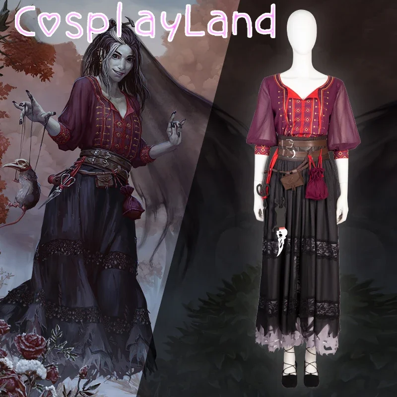 Role Player Laudna Cosplay Costume Fancy Sorcerer Dress with Shoes Props Halloween Party Costumes for Women Dress
Role Player Laudna Cosplay Costume Fancy Sorcerer Dress with Shoes Props Halloween Party Costumes for Women Dress