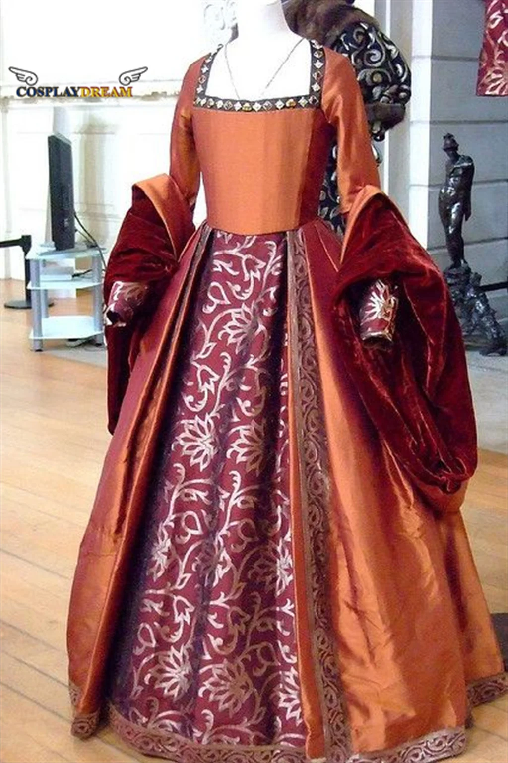 Платье Королевы Тюдора Анны Болейн Костюм Королевы Элизабет бальное платье Костюм Король Генри наряд юбка
Платье Королевы Тюдора Анны Болейн Костюм Королевы Элизабет бальное платье Костюм Король Генри наряд юбка