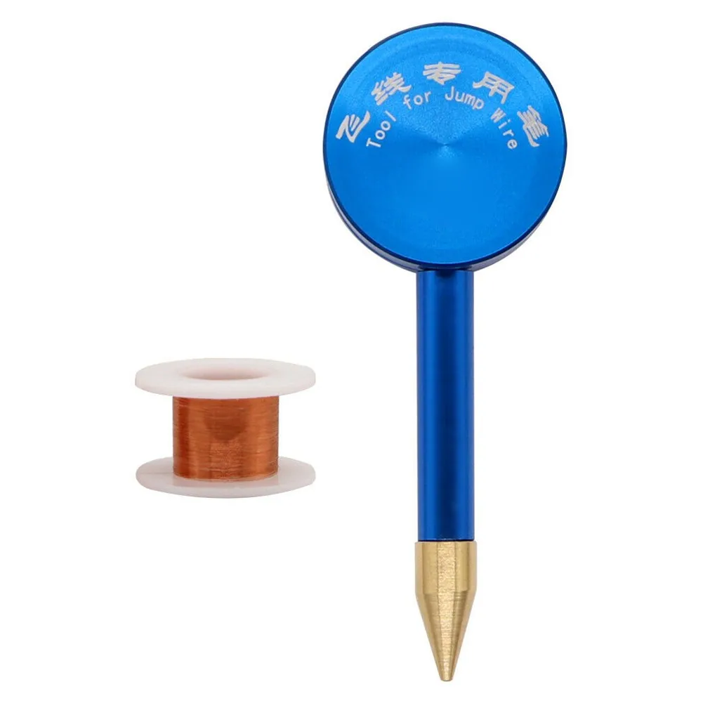 0.02mm Jumper Wire Pen BGA Welding Assistant Tool Jumper Wire Soldering Repair Tool For Mobile Phone Motherboard Repair
0.02mm Jumper Wire Pen BGA Welding Assistant Tool Jumper Wire Soldering Repair Tool For Mobile Phone Motherboard Repair