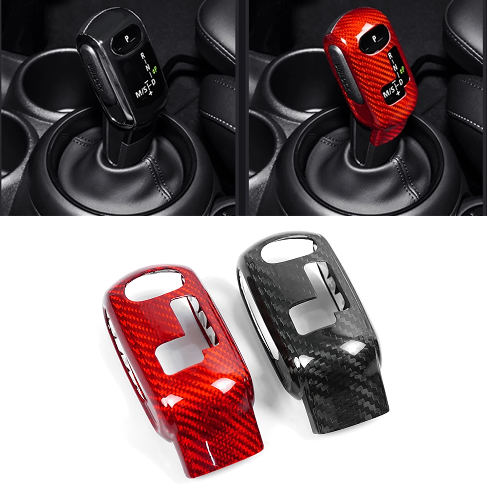 Car Carbon Fiber Gear Shift Shifter Head Knob Cover Cap Trim For MINI F54 F55 F56 F57 F60 2020-2023 Countryman Interior Trim
Car Carbon Fiber Gear Shift Shifter Head Knob Cover Cap Trim For MINI F54 F55 F56 F57 F60 2020-2023 Countryman Interior Trim