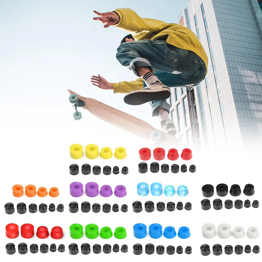 10pcs Truck Wheel Bushing Cover Set For Skateboard Skateboard Bushing Washers Pivot Cups Shock Absorber
10pcs Truck Wheel Bushing Cover Set For Skateboard Skateboard Bushing Washers Pivot Cups Shock Absorber