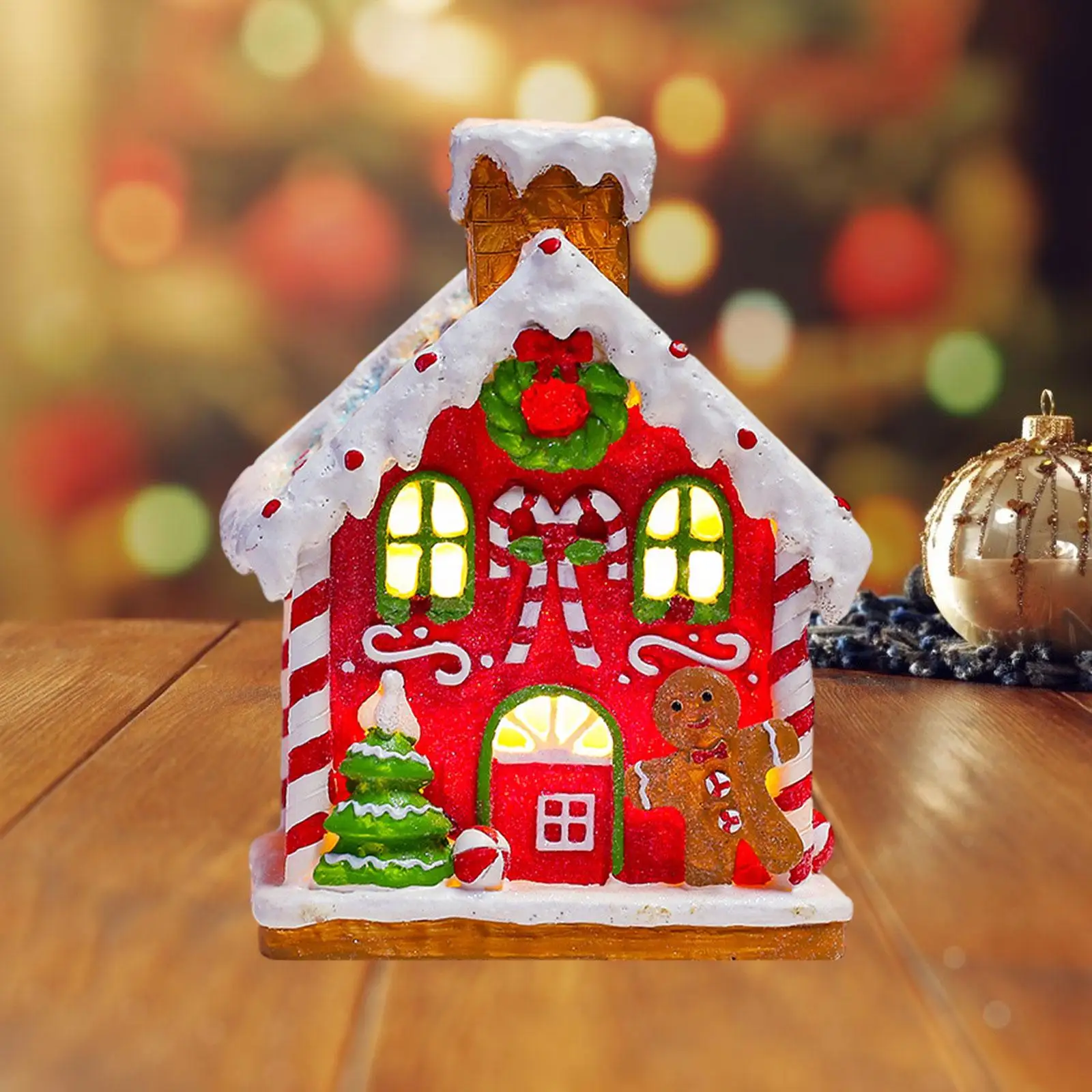 Рождественская деревня со встроенными фонарями для дома, стола, спальни
Рождественская деревня со встроенными фонарями для дома, стола, спальни