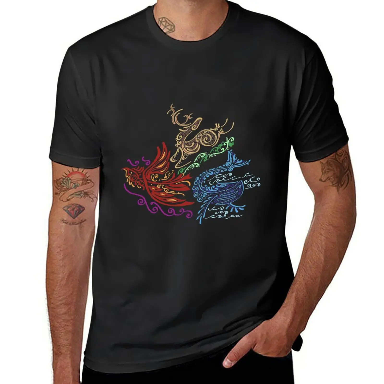 

Новая футболка Land Sea Air, эстетическая одежда, футболка с графическим рисунком, футболки, футболки, мужские футболки с графическим рисунком, аниме