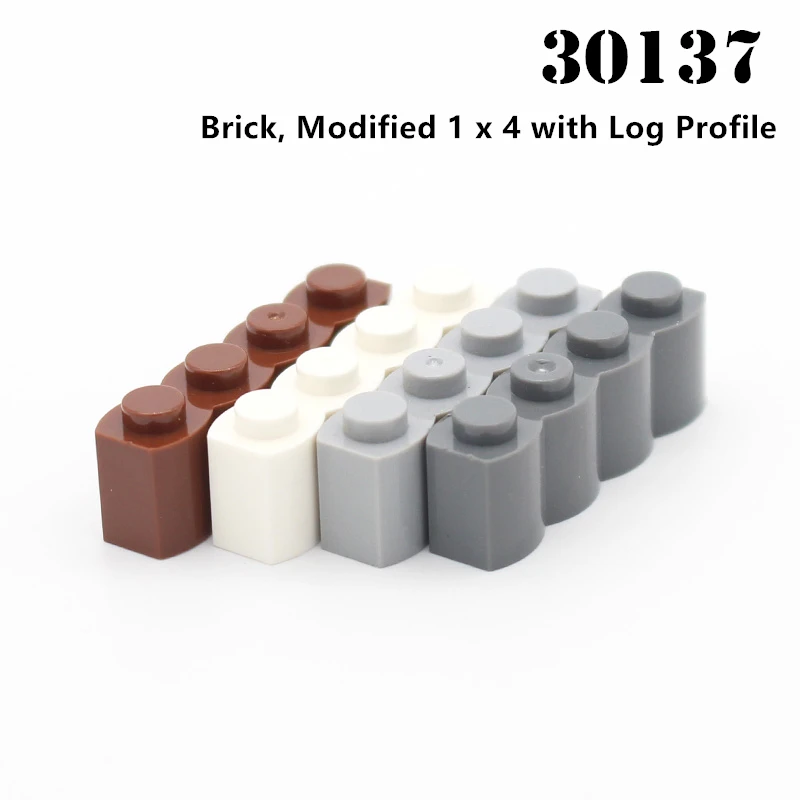 Rainbow Pig MOC 30137 Brick, Modified 1 x 4 with Log Profile Building Blocks Parts DIY enlighten block bricks Educational Toys
Rainbow Pig MOC 30137 Brick, Modified 1 x 4 with Log Profile Building Blocks Parts DIY enlighten block bricks Educational Toys