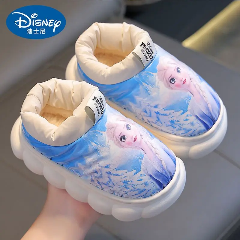 Детские хлопковые тапочки Disney, принцесса Эльза, зимние водонепроницаемые ботинки для снежной погоды, синяя обувь для девочек, размеры 36
Детские хлопковые тапочки Disney, принцесса Эльза, зимние водонепроницаемые ботинки для снежной погоды, синяя обувь для девочек, размеры 36