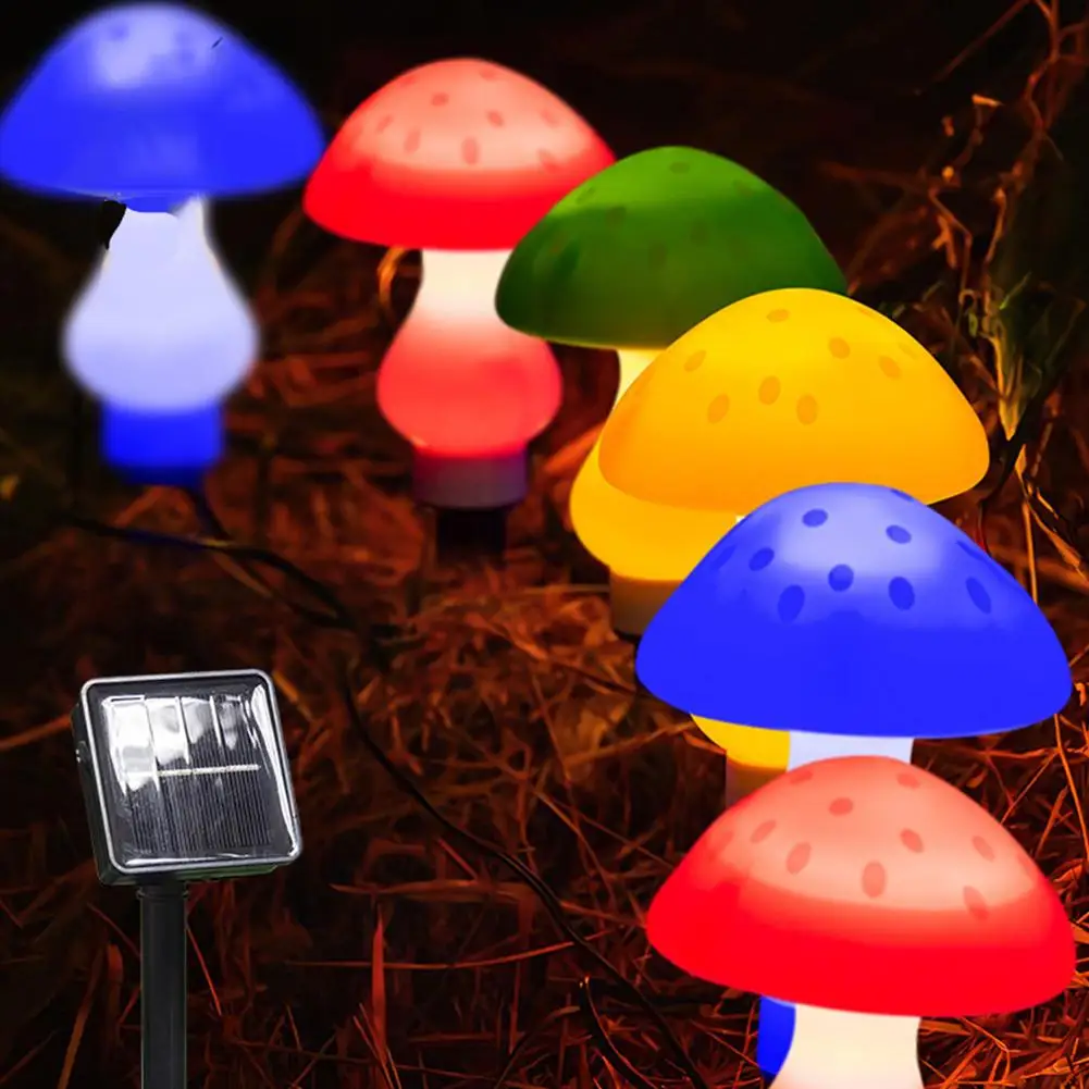 LED Solar Mushroom Light Outdoor Garden Decor Waterproof Fairy Lights Solar String Lamp Pathway Lawn Landscape Decor
LED Solar Mushroom Light Outdoor Garden Decor Waterproof Fairy Lights Solar String Lamp Pathway Lawn Landscape Decor