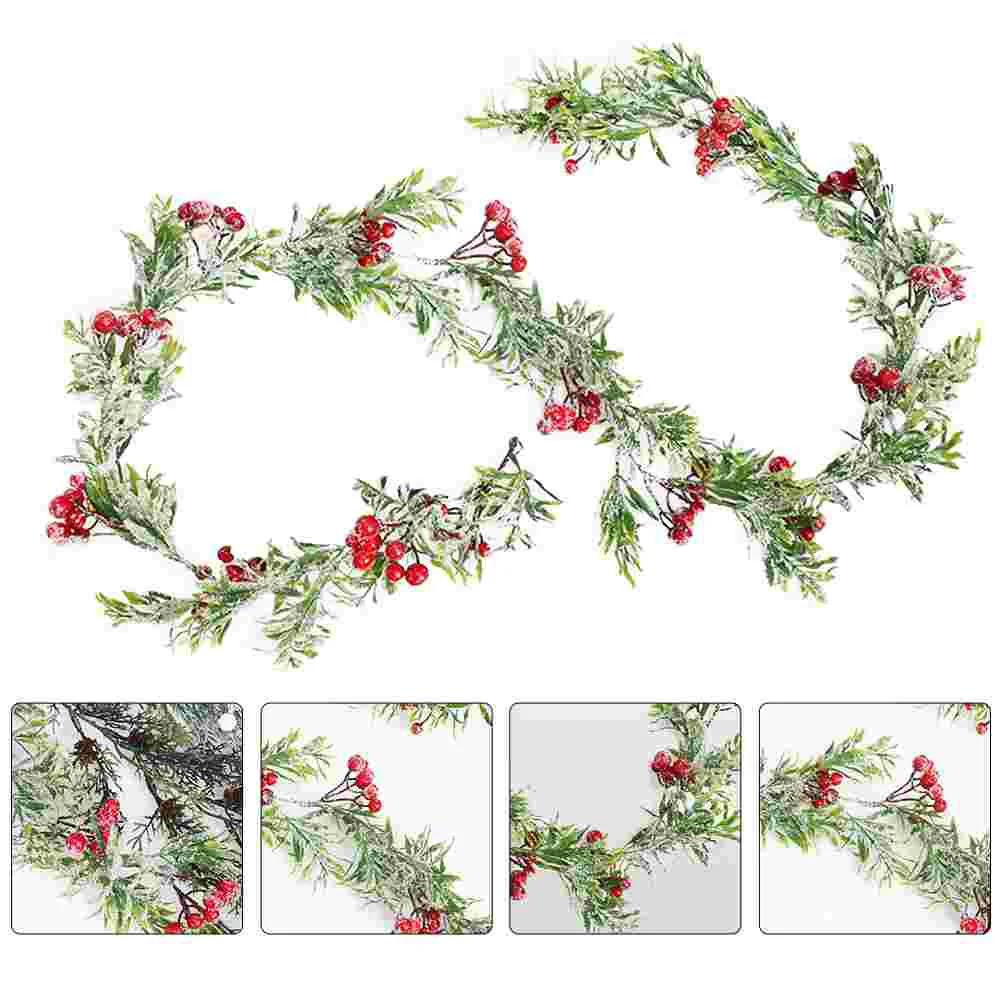 Red Berry Christmas Garland Artificial Berry Rattan Wreath Hanging String Wire Vine for Indoor Outdoor Home Fireplace Winter
Red Berry Christmas Garland Artificial Berry Rattan Wreath Hanging String Wire Vine for Indoor Outdoor Home Fireplace Winter