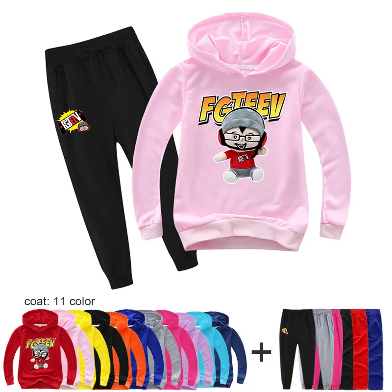 Children Hip Hop Tracksuit KidS Clothing Set Baby Boys Girl Fashion Sports Suits Hoodies Sweatshirts+Pants Fgteev Funny Jogging
Children Hip Hop Tracksuit KidS Clothing Set Baby Boys Girl Fashion Sports Suits Hoodies Sweatshirts+Pants Fgteev Funny Jogging
