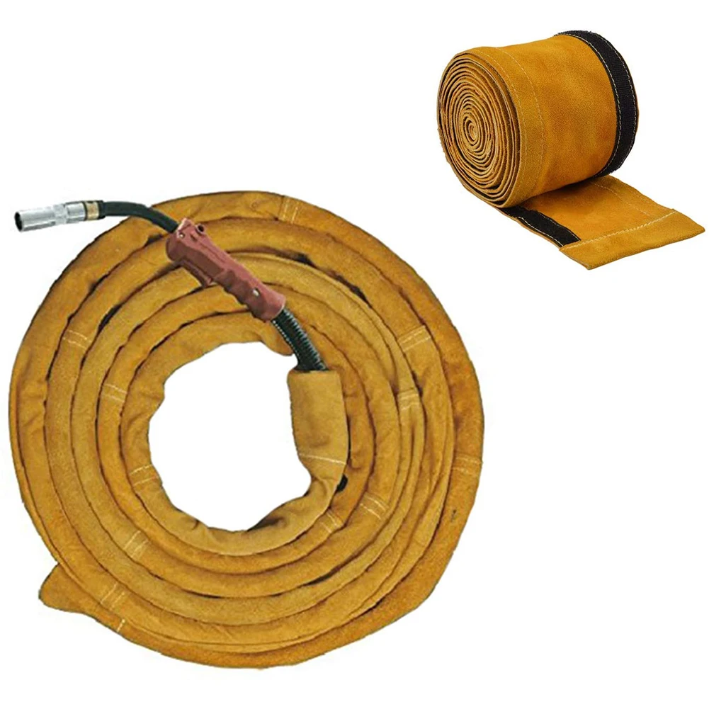 Durable TIG Torch Cable Jacket Cover Heavy Duty Cowhide Leather Flame Retardant and Abrasion Resistant for Welding Cables
Durable TIG Torch Cable Jacket Cover Heavy Duty Cowhide Leather Flame Retardant and Abrasion Resistant for Welding Cables