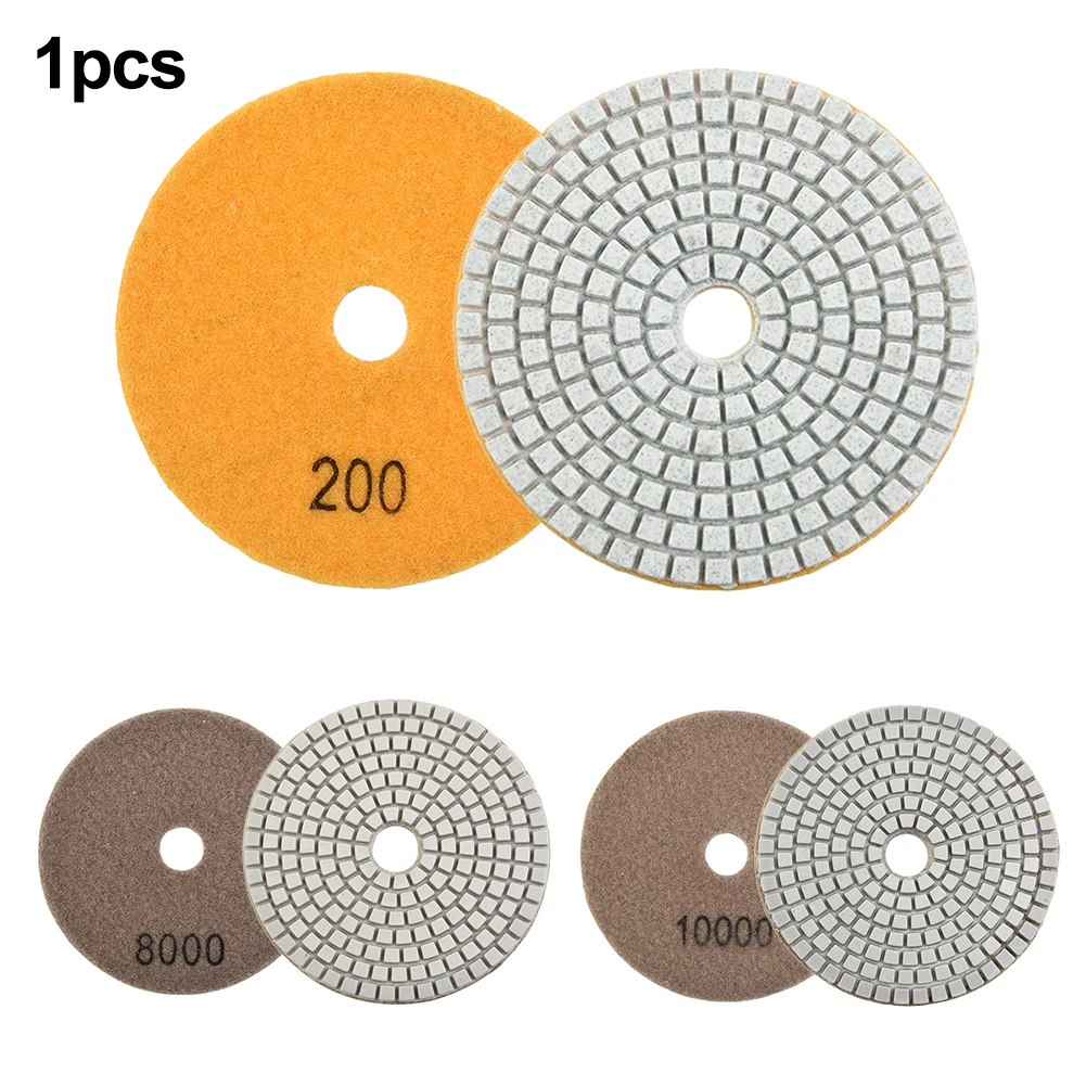 1pc 4inch Diamond Polishing Pads Wet/Dry Granite Concrete Marble Glass Stone Sanding Grinding Hook And Loop Backed Buffing Disc
1pc 4inch Diamond Polishing Pads Wet/Dry Granite Concrete Marble Glass Stone Sanding Grinding Hook And Loop Backed Buffing Disc