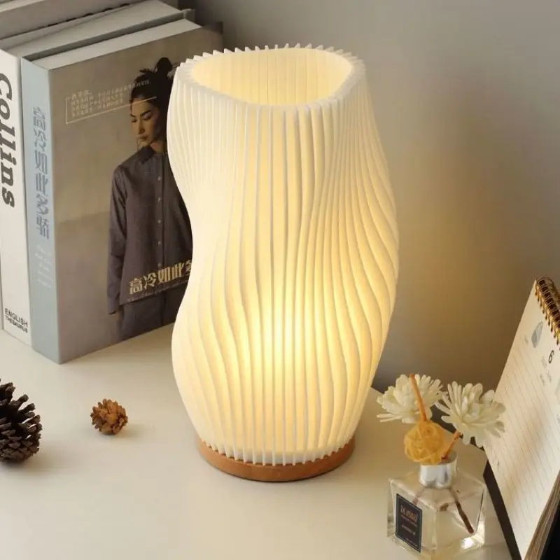 Pleated Decorative Table Lamps Niche Premium Log Japanese Bedside Lamps Creative Ambiance Night Lamps
Pleated Decorative Table Lamps Niche Premium Log Japanese Bedside Lamps Creative Ambiance Night Lamps